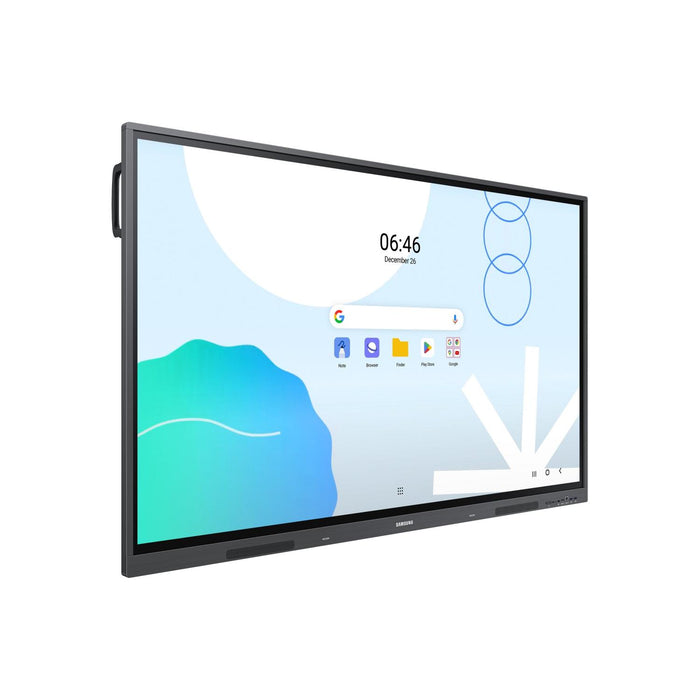 SAMSUNG 65 inch all-in-one digital android based interactive display - WA65D - LCD Display - Flat - 3840 x 2160 - 400 nits - 8Ms - 1200:1 - 16:9 - 72% - Haze 25% - Space Gray - 600 x 400 mm