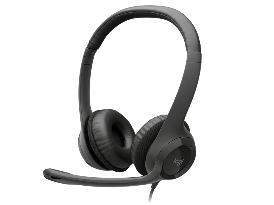 Logitech Padded H390 USB Headset - Stereo - USB - Wired