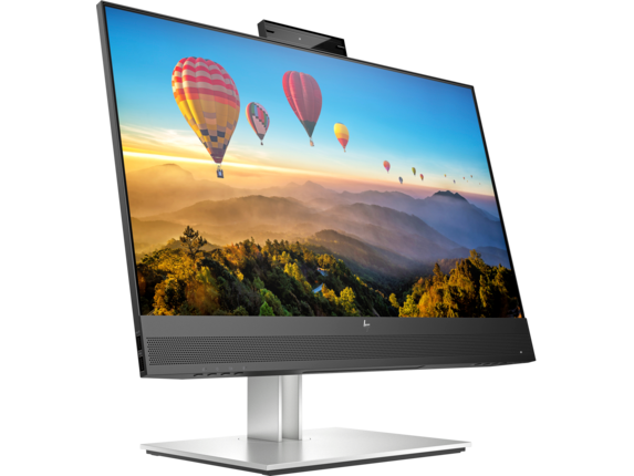 HP E24m G4 Conferencing - E-Series - LED monitor - 23.8" - 1920 x 1080 Full HD (1080p) @ 75 Hz - IPS - 300 cd/m2 - 1000:1 - 5 ms - HDMI, DisplayPort, USB-C - speakers - silver (stand), black head