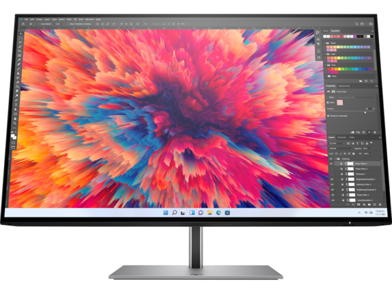 HP Z24q G3 - LED monitor - 23.8" - 2560 x 1440 QHD @ 90 Hz - IPS - 400 cd/m2 - 1000:1 - HDR400 - 5 ms - HDMI, DisplayPort