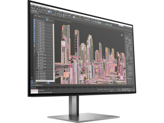 HP Z27u G3 - LED monitor - 27" - 2560 x 1440 QHD @ 60 Hz - IPS - 350 cd/m2 - 1000:1 - 5 ms - HDMI, DisplayPort, USB-C