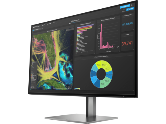 HP Z27k G3 - LED monitor - 27" - 3840 x 2160 4K @ 60 Hz - IPS - 350 cd/m2 - 1000:1 - 5 ms - HDMI, DisplayPort, USB-C